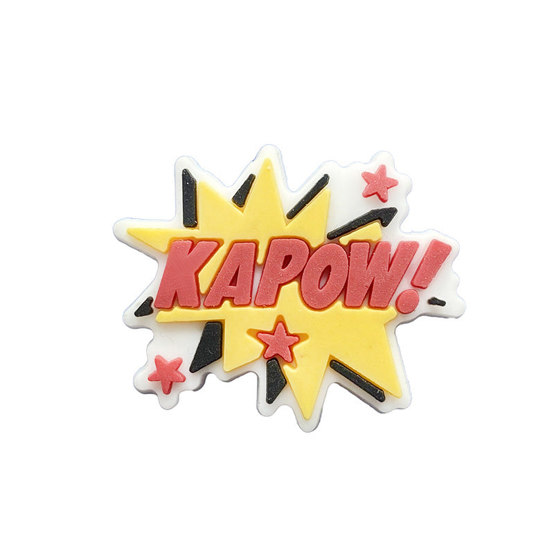 Wholesale 100PCS Cartoon DIY Silicone Shoe Buckle